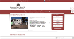 Desktop Screenshot of leonardocorretor.com.br